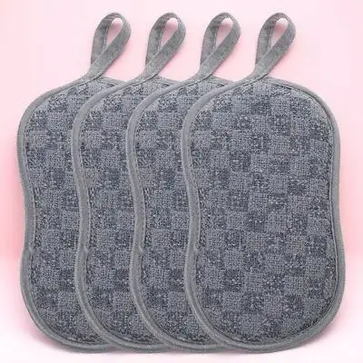 

4pcs Sponge Mat Cleaning Cloth Dishwasher Sponges Washing up Multipurpose Kitchen Scrub Durable High Quality Non Damaging Strong