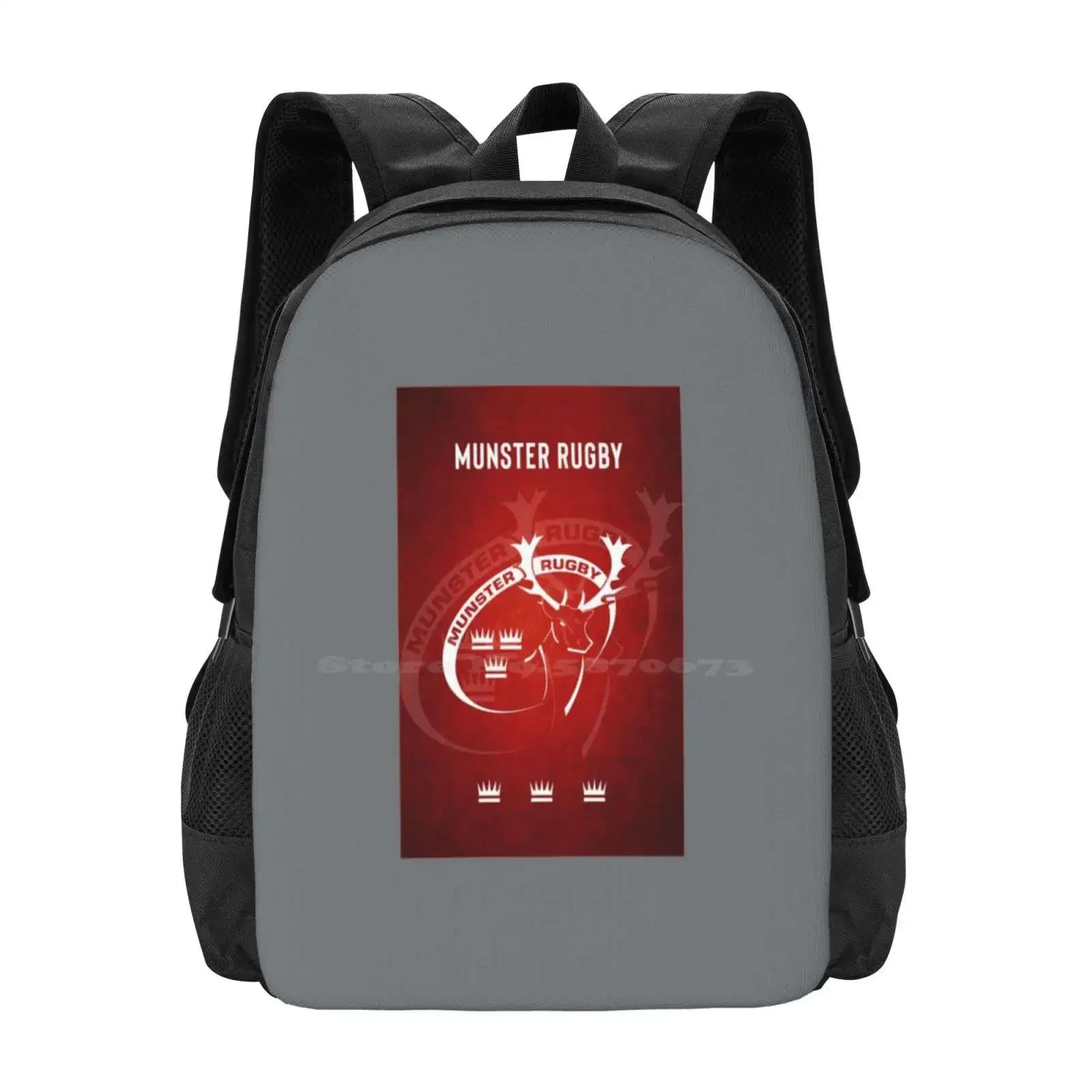 

Munster Rugby Hot Sale Schoolbag Backpack Fashion Bags Munster Rugby Leinster Ulster Football Sports Rugby Union Rugbyirl2020