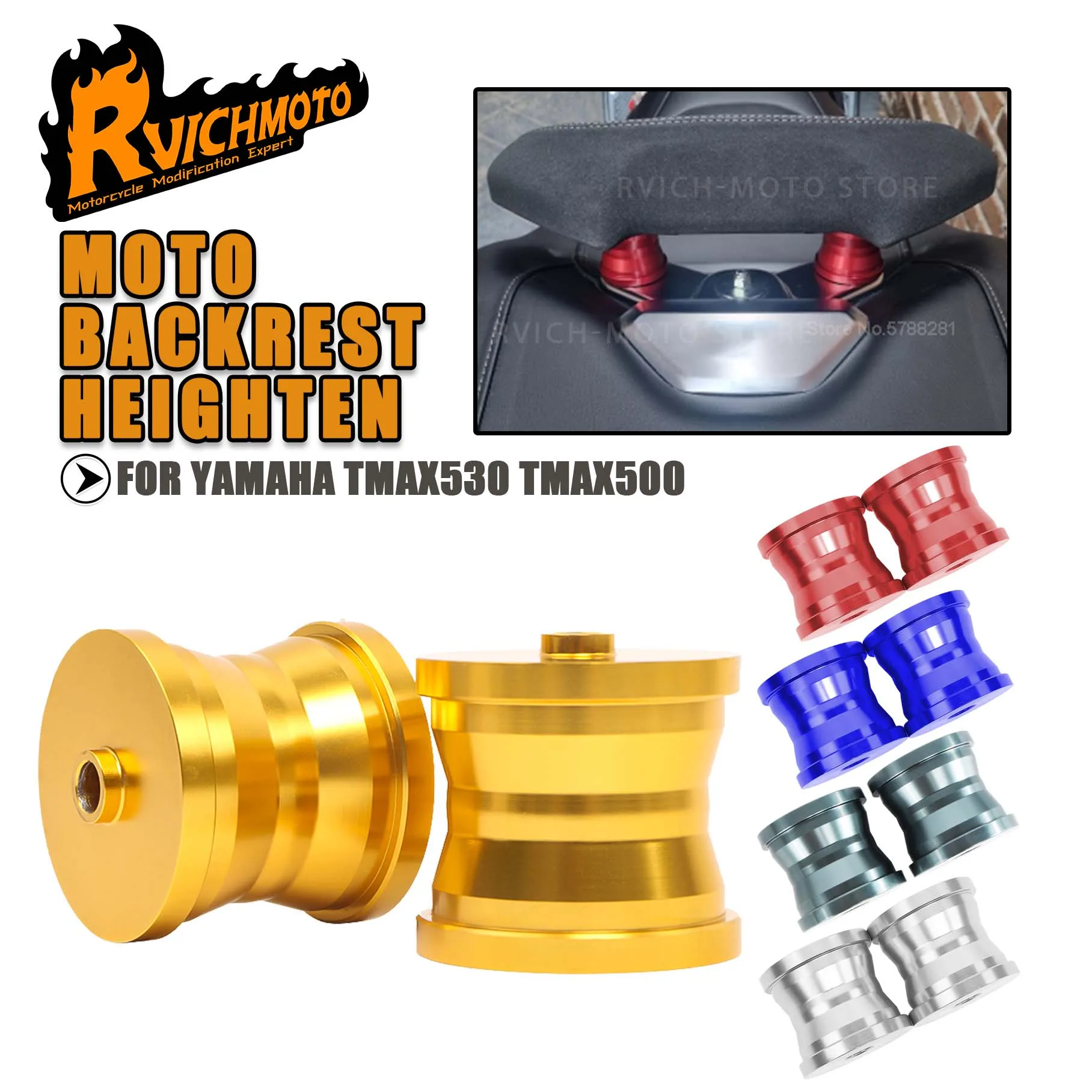 TMAX T-MAX 530 500 Motorrad Hinten Rückenlehne Sitz Passagier Erhöhen Für Yamaha TMAX 530 TMAX 500 Xmax 300 150 Kleine Kissen Erhöht
