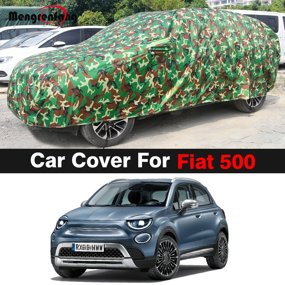 

Outdoor Sun Protection & UV Resistant Heat Insulation Dustproof Scratchproof Car Cover For Fiat 500 500C 500E 500X 500L Living