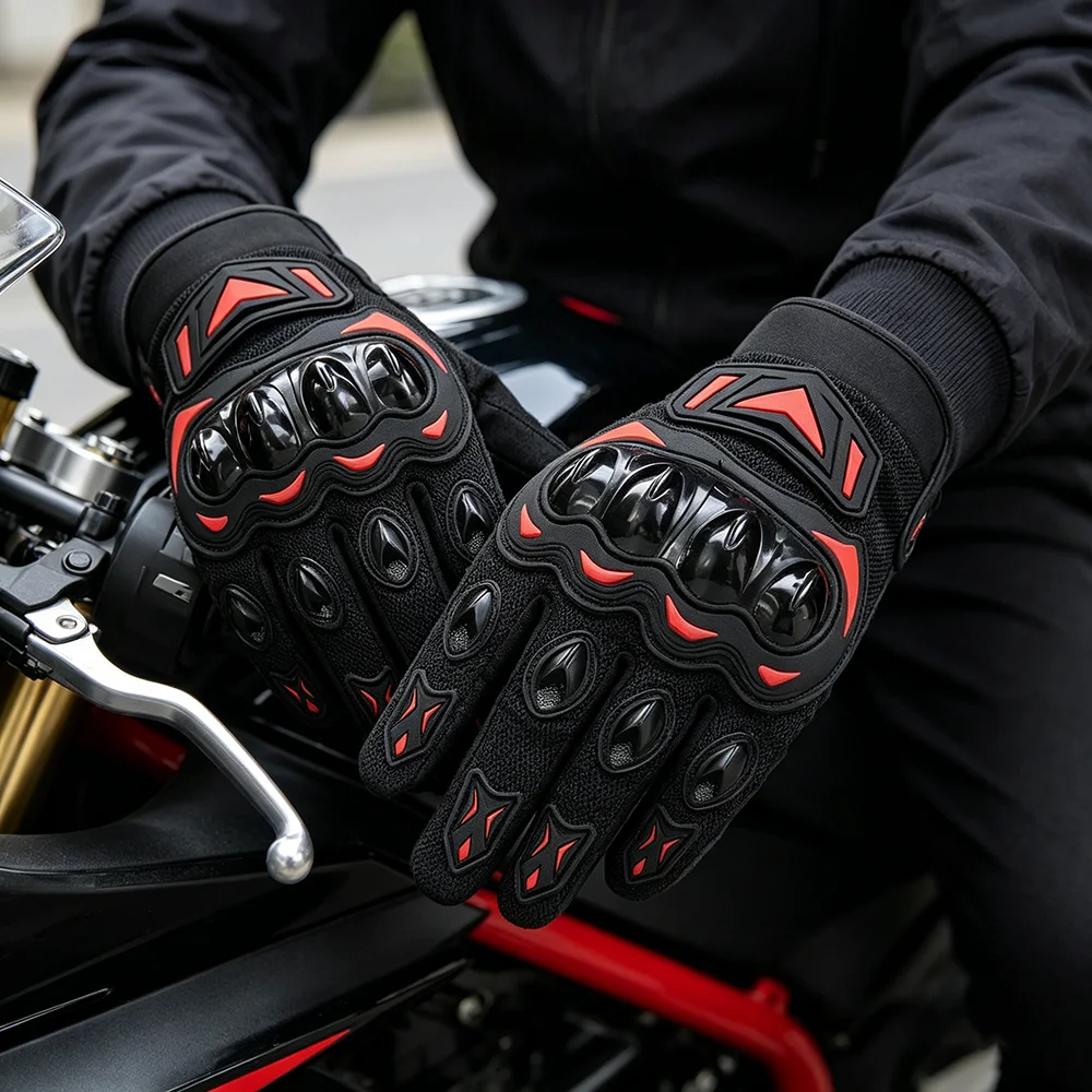 

Мотоциклетные перчатки для мужчин и женщин, защитные, с сенсорным экраном, для езды, гонок, велоспорта, мотокросса, для мотоциклистов и дёртбайкеров