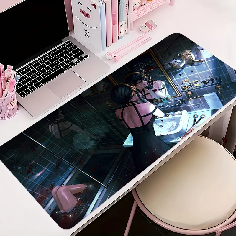 لوحة الماوس ألعاب المضادة للانزلاق أنيمي حصيرة مكتبية S-spy X الأسرة الألعاب ملحقات الكمبيوتر اللوحي وسادة كبيرة HD ماوس الموسعة لوحة المفاتيح حصيرة