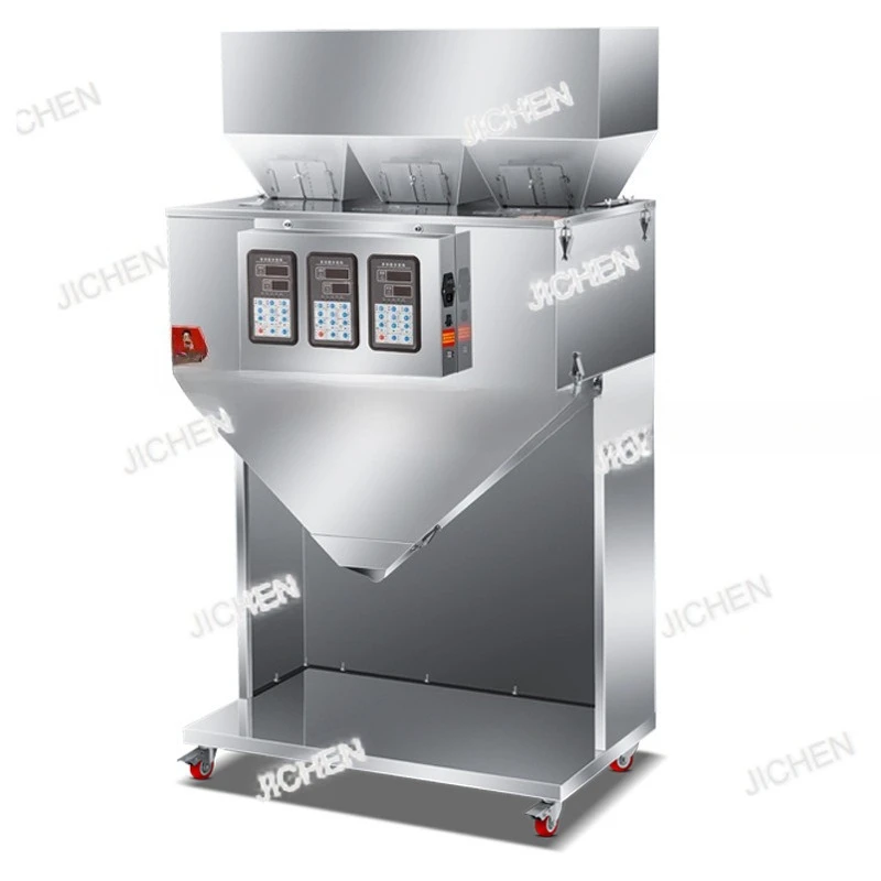 

Полуавтоматическая машина для упаковки порошка для чая, лекарственных материалов и зерна, спиральное количественное взвешивание гранулированного порошка, наполнение