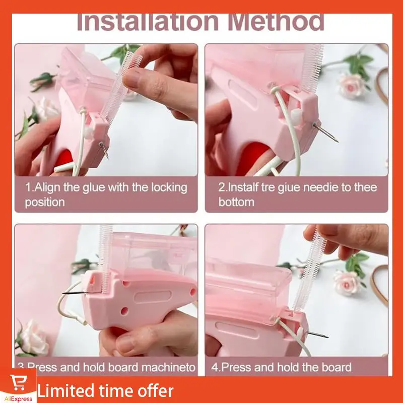 

Fresh Mini Stitch-Gun Kit, Quick Clothing Fixer With Needles & Fasteners & Buttons, Tagging-Gun For Clothing