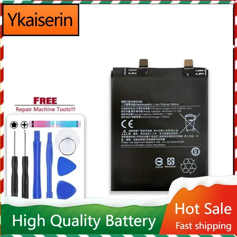 Newest High Quality for Xiaomi BP46 4500mAh Battery for Xiaomi Mi 12 / Mi 12X Mobile Phone Replacement Batteries Warranty + NO