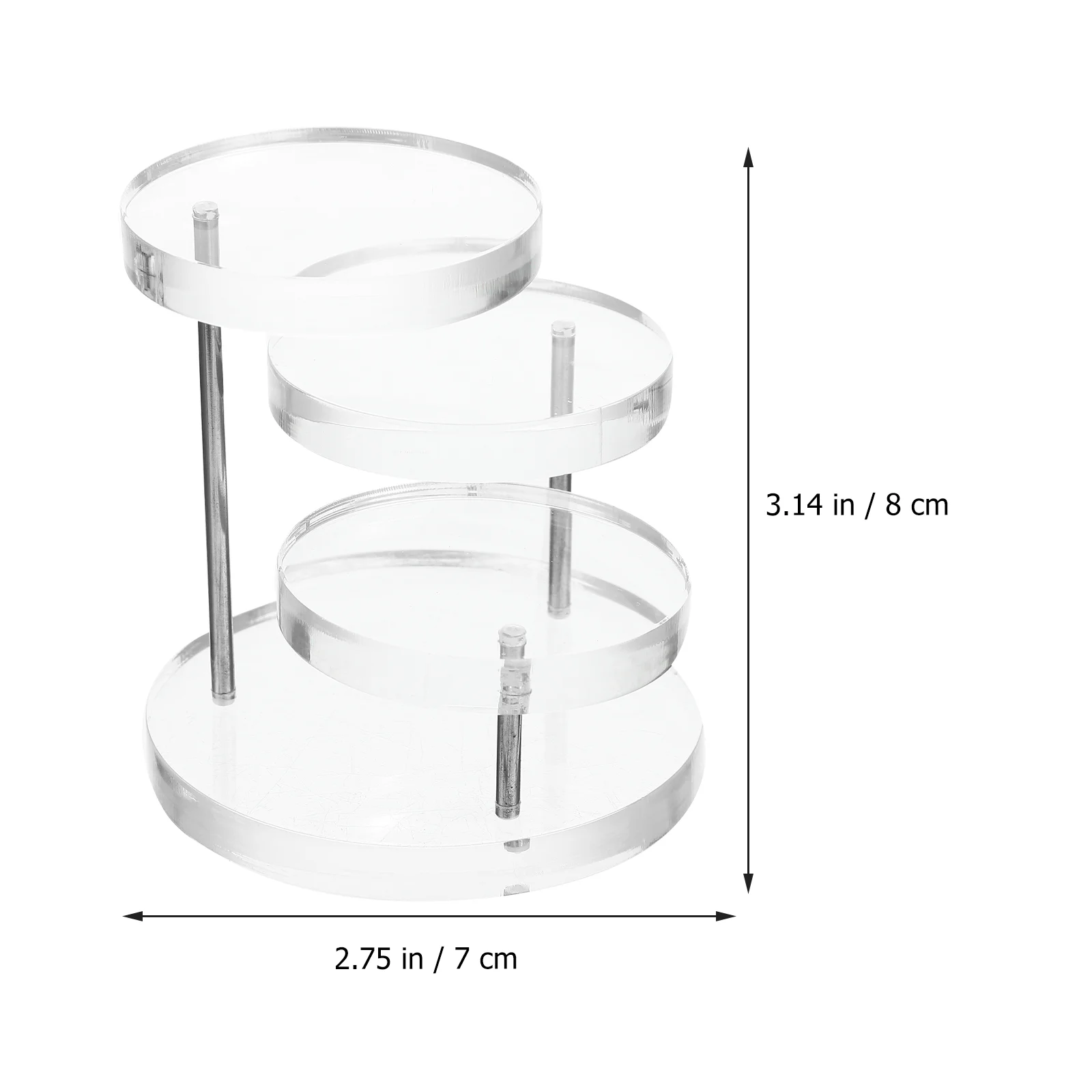 Acryl Display Stand Uhr Schmuck Runde Modell Regal Schmuck Veranstalter transparent Rack