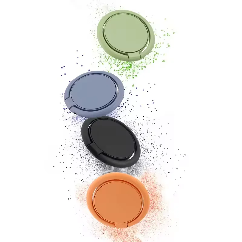 Finger Ring Phone Stand Suitable for General Motors Magnetic Installation Phone Back Attach Stand Color Phone Stand 360 °