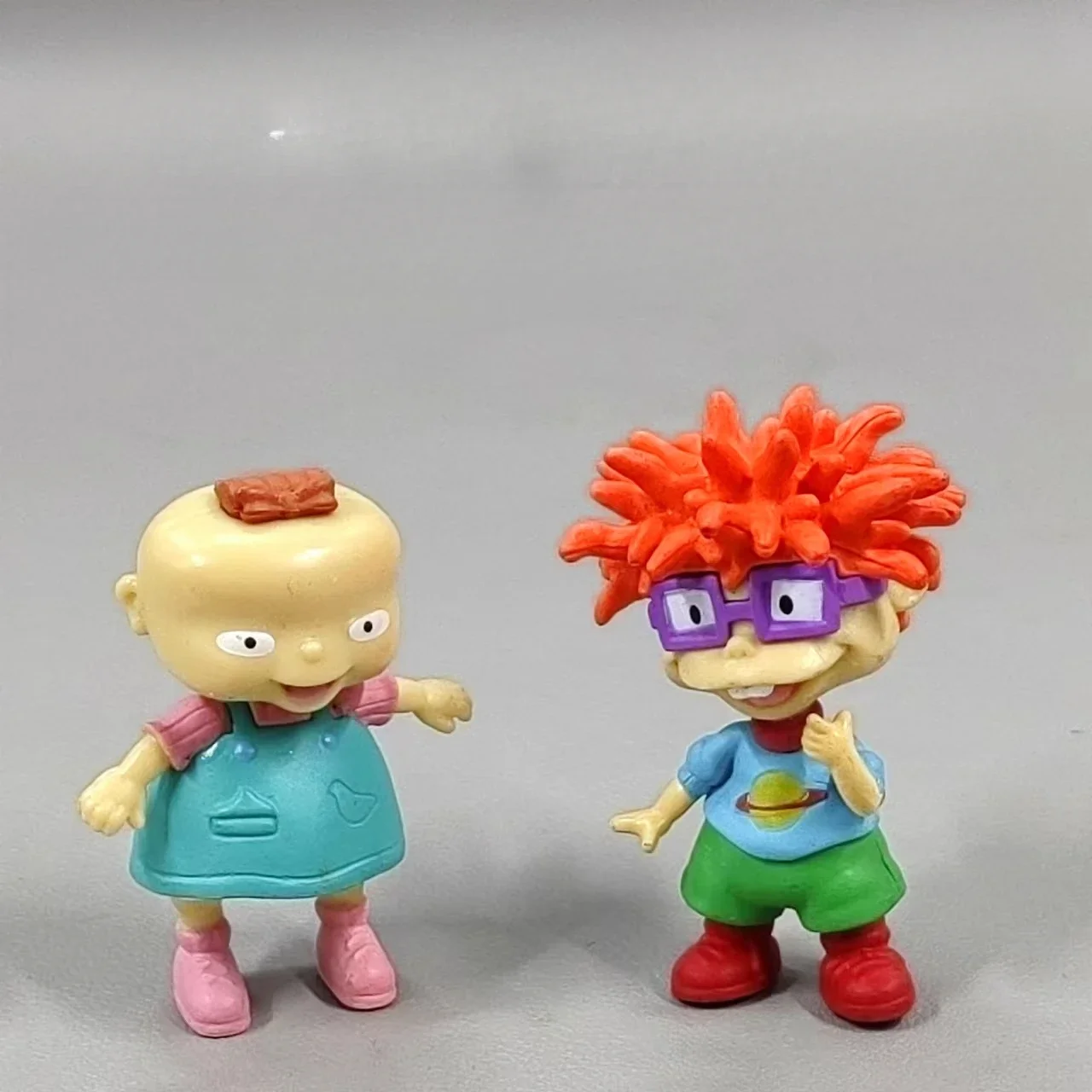 Anime Kawaii Rugrats Naughty Little Soldier Red Hair Bucktooth  Child Figure Toy