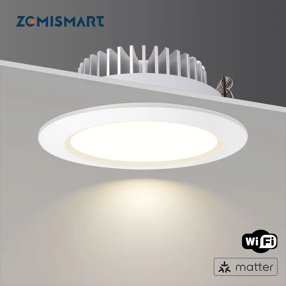 

Zemismart WiFi сертифицированный имеет значение светодиодный потолочный светильник CW круглый потолочный светильник 2,5 3,5 4 6 дюймов Homekit Alexa Google Home Smartthings App