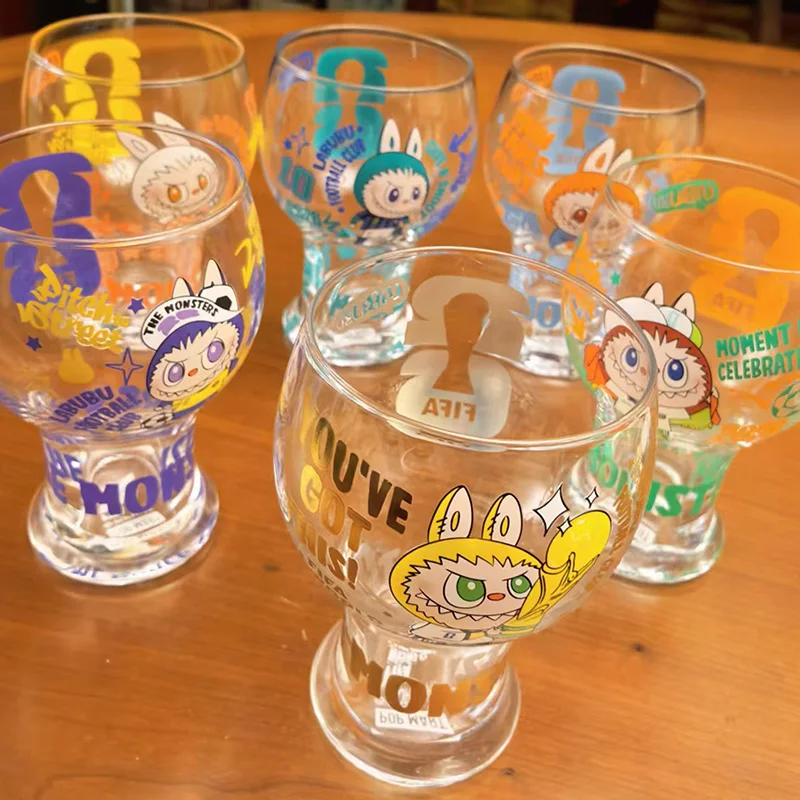 

POP MART Labubu The Monsters Fifa Series Glass Mystery Box Genuine Guess Toys Bag Ornament Figurines