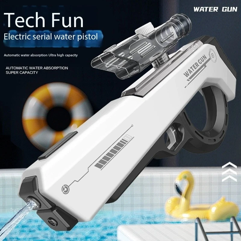 ไฟฟ้าอัตโนมัติน้ําเก็บปืนของเล่นเด็กฤดูร้อนชายหาดกลางแจ้งต่อสู้เด็กเกมแฟนตาซีของเล่นของขวัญ