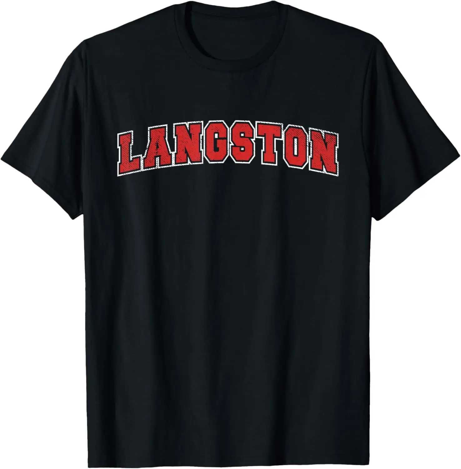 Retro Langston Oklahoma Varsity College Style T-Shirt