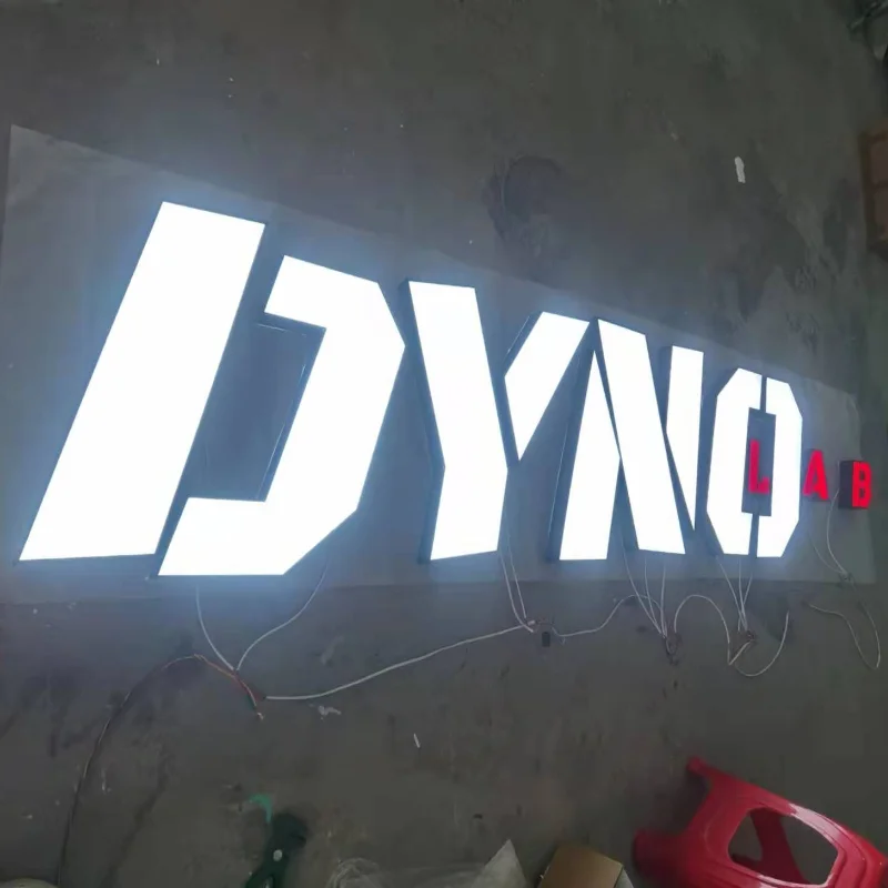 Fabrik Steckdose außen verwenden hohe helligkeit vorne licht acryl led buchstaben für shop name signage