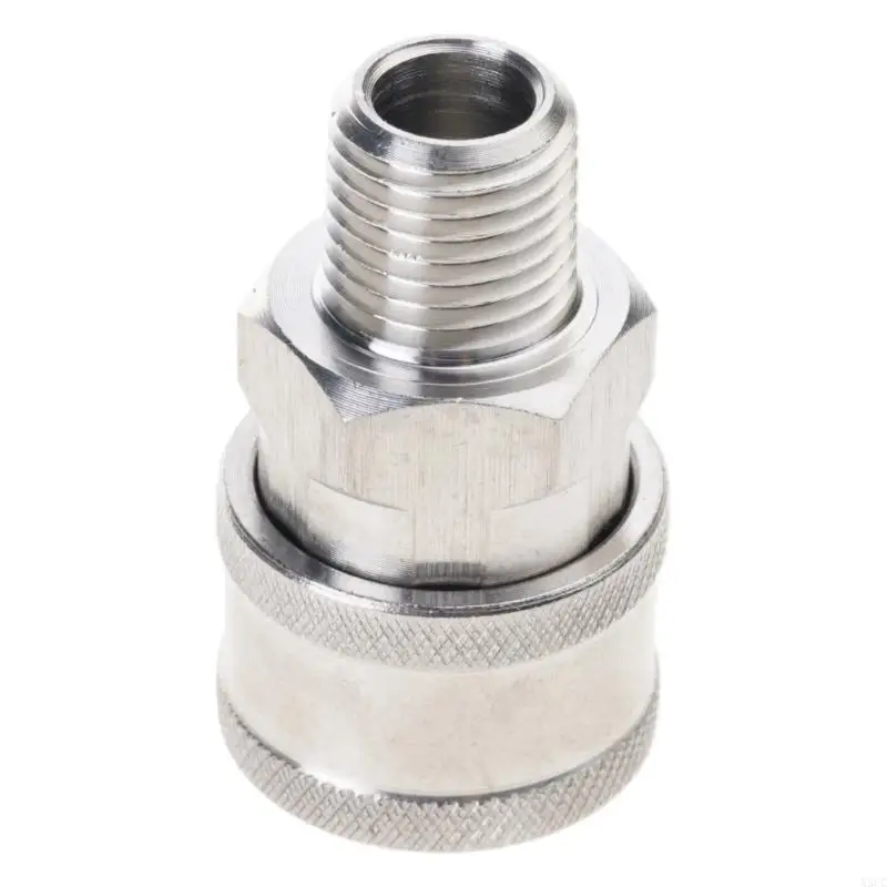 High Pressure Washer Quick Connects Adapter Stainless Steel Swivels Fitting Corrosions Resistant X3UC