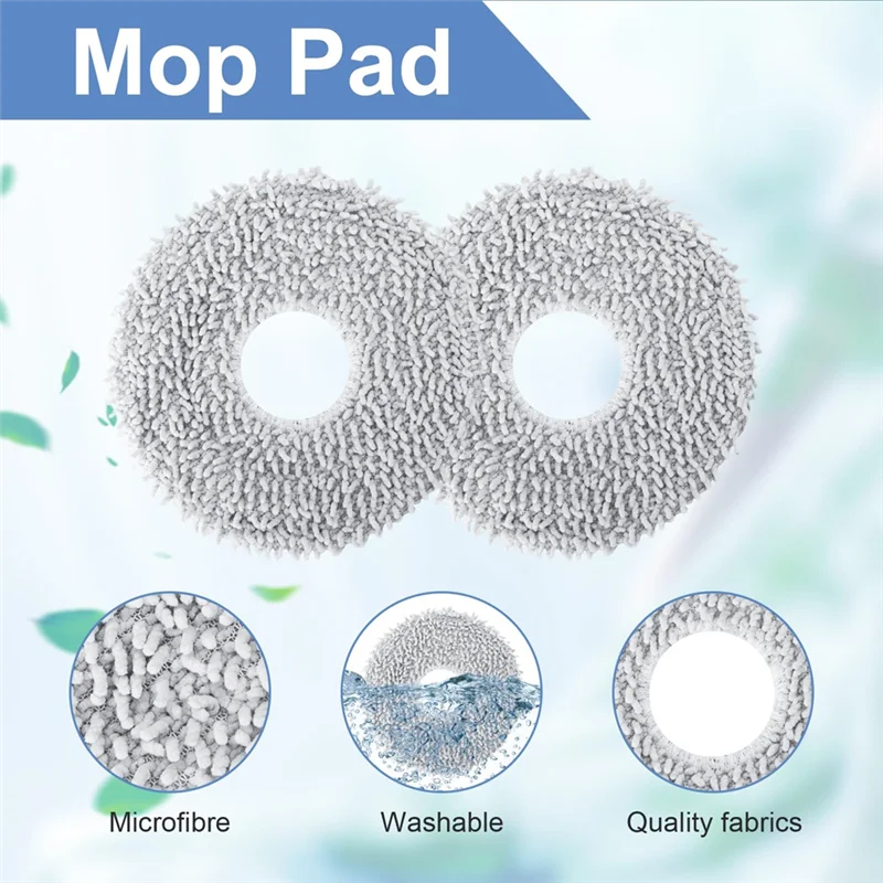 Kit d'accessoires pour aspirateur Robot Xiaomi X20 Max / X20 Pro, brosse principale, filtres HEPA, vadrouilles, sacs à poussière, brosses latérales