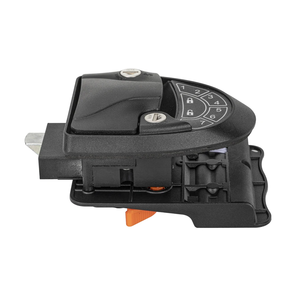 Metal Keyless Rv Entry Door Lock With 2 Fobs And Blacklite Keypad With 2 Keys RV Door Lock With Deadbolt For Travel Trailer