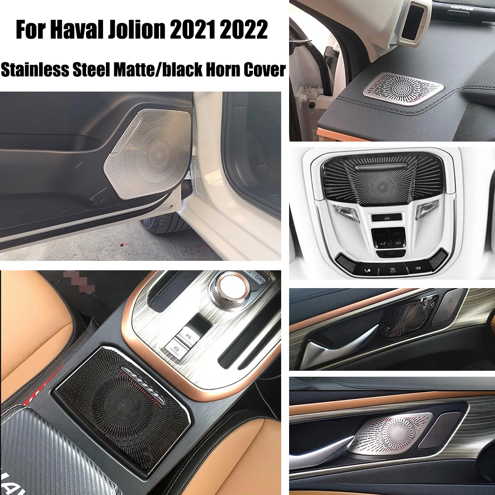 

For Haval Jolion 2021 2022 Car Door Speaker reading light sound Air AC Vent Center Control Storage Box Cover Trim Accessories