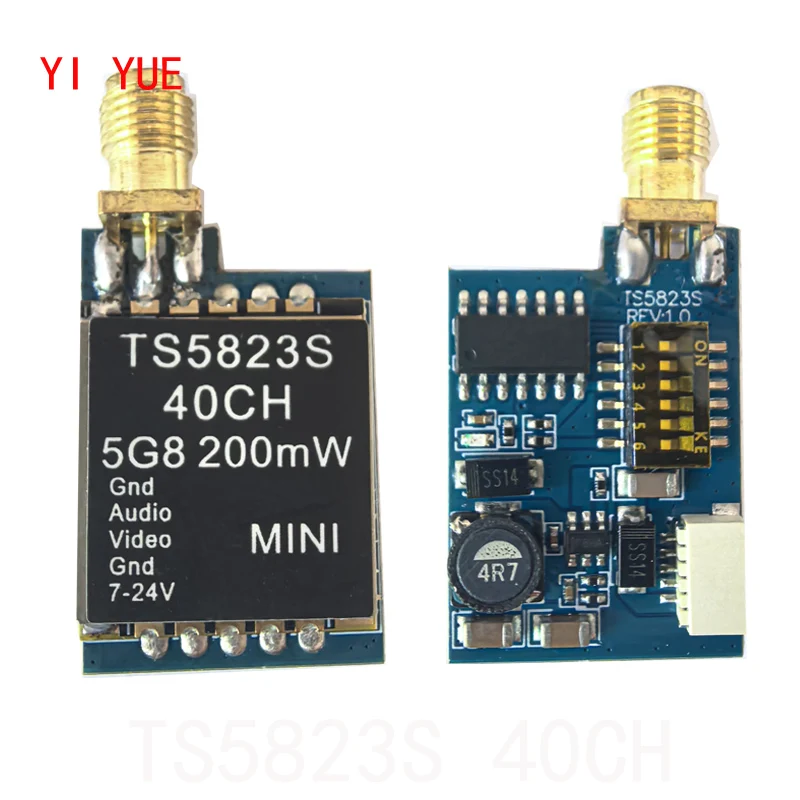 TS5823S 5.8g 200mW 40CH VTX Wireless Transmission Module AV Transmitter