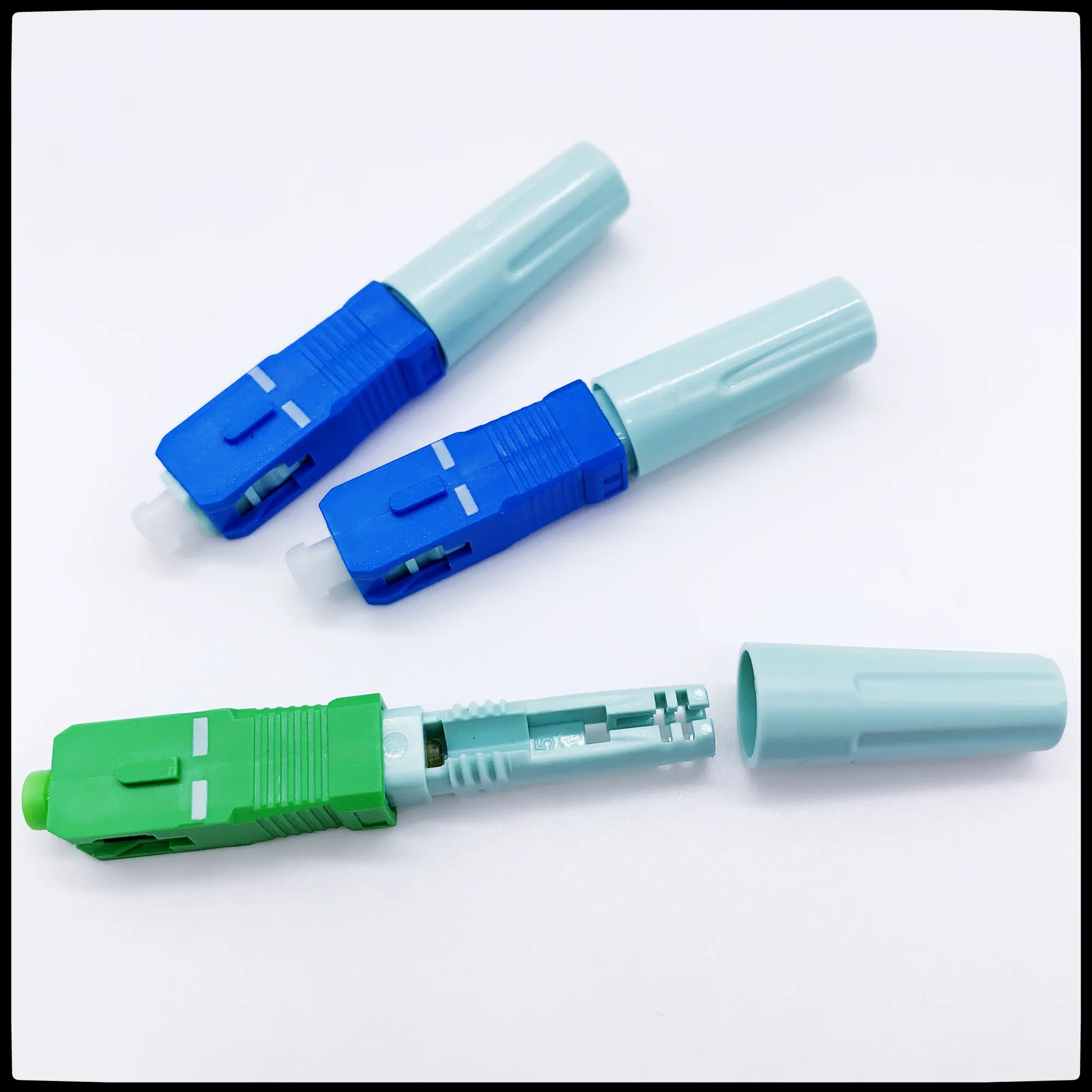 FTTH SC APC UPC Connector Fast Fiber Optic Connector fast connector SM Single-Mode Cold Connector Tool  Fiber Optic Tool