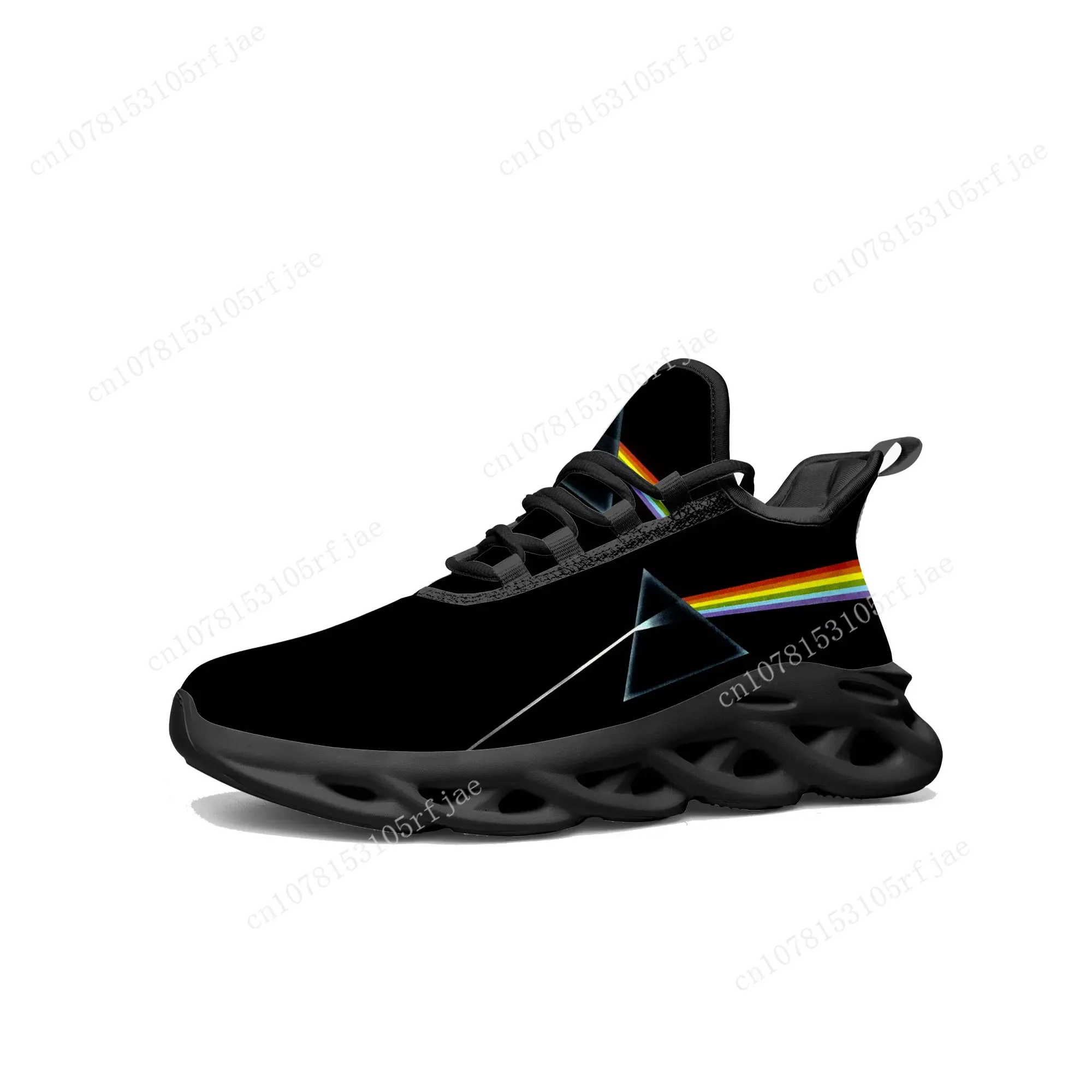 The Wall Flats Sneakers Mens Womens Sports Running Shoes High Quality DIY Sneaker Lace Up Mesh Footwear Tailor-made Shoe Black