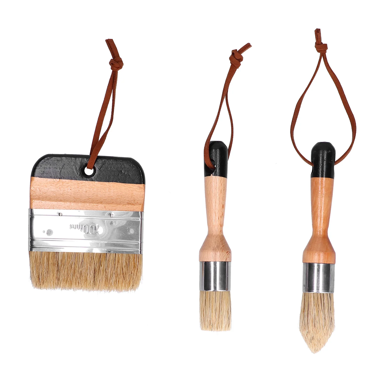 

Painting Waxing Paint Brushes Scrubbing and Round Paint Brushes for Wood Furniture Home Decor Paint Brush Painting Brushes