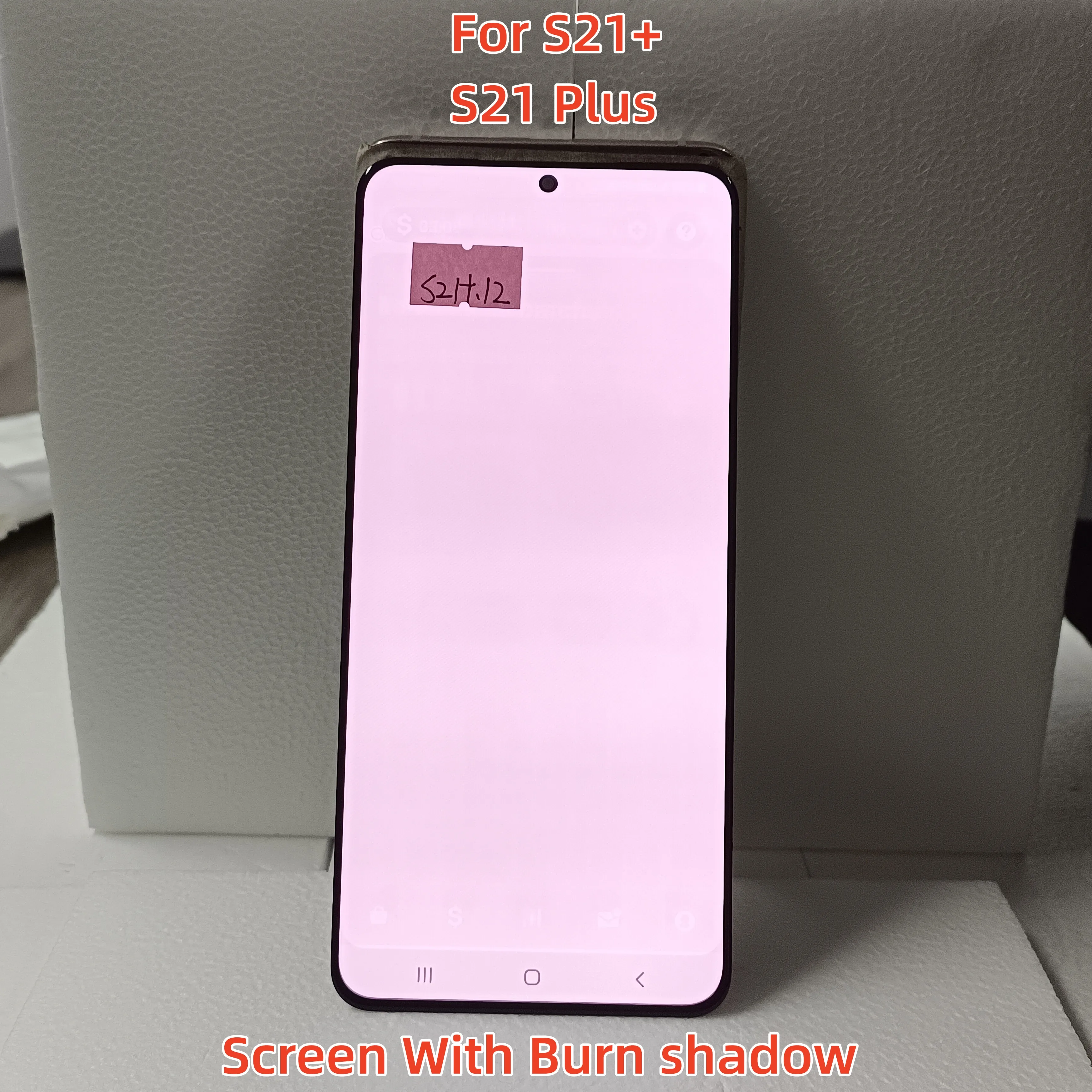 100% Tested For Samsung S21 Plus LCD Display Touch Screen Digitizer Assembly For S21 Plus G996B SM-G996B/DS LCD With Defect