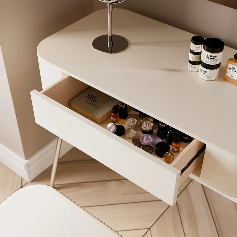 Tocador nórdico para dormitorio, silla De cajón, Tocador De Maquillaje, mesa clásica, almacenamiento De lujo, decoración para niñas