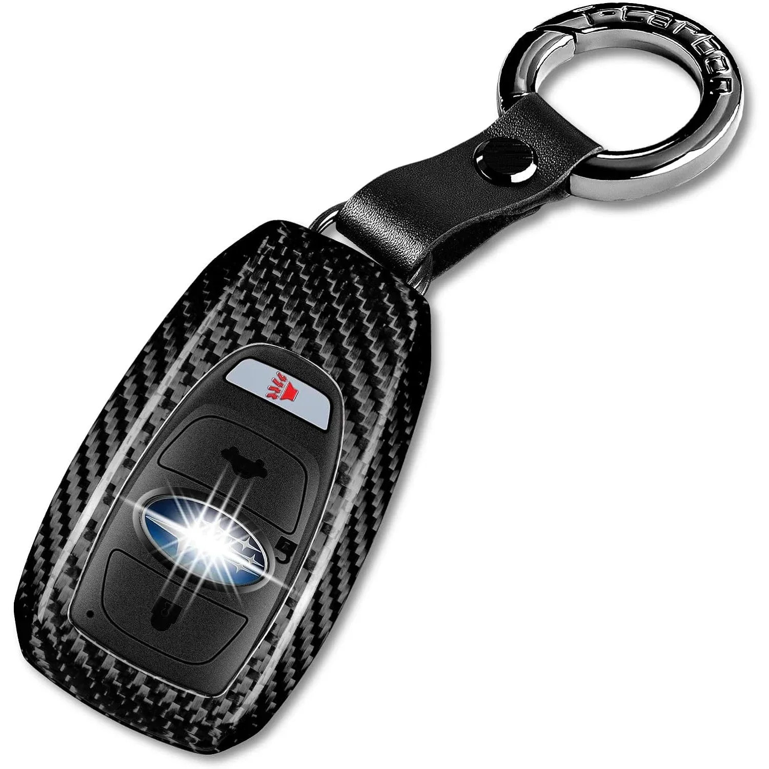 

Carbon Fiber Key Cover For Subaru GR86 Key Case Shell Protector For Subaru BRZ XV Outback Forester Ascent Crosstrek WRX Legacy