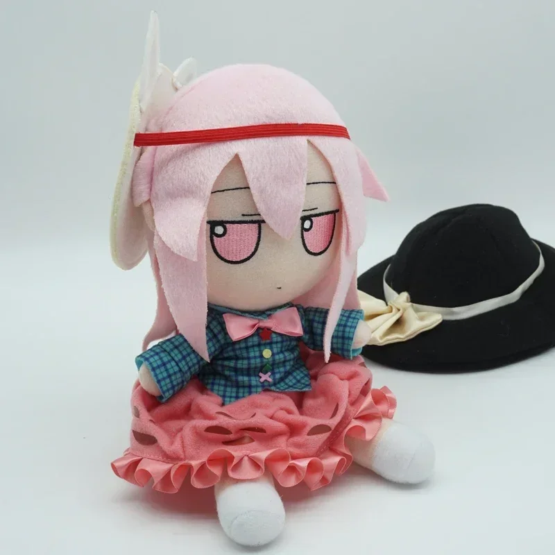 Lovely Anime Game TouHou Project Fumo Hata No Kokoro Kawaii Cosplay Figure Plush Stuffed Sitting Dolls Plushies Toys Doll Gift