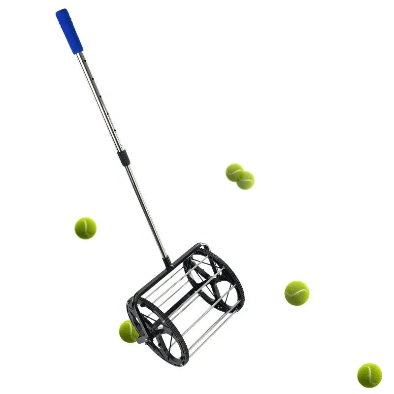 Adjustable Length Auto Baseball Softball Ball Collector Professional Receiver Pick up Training Equipment Multi Ball Picker