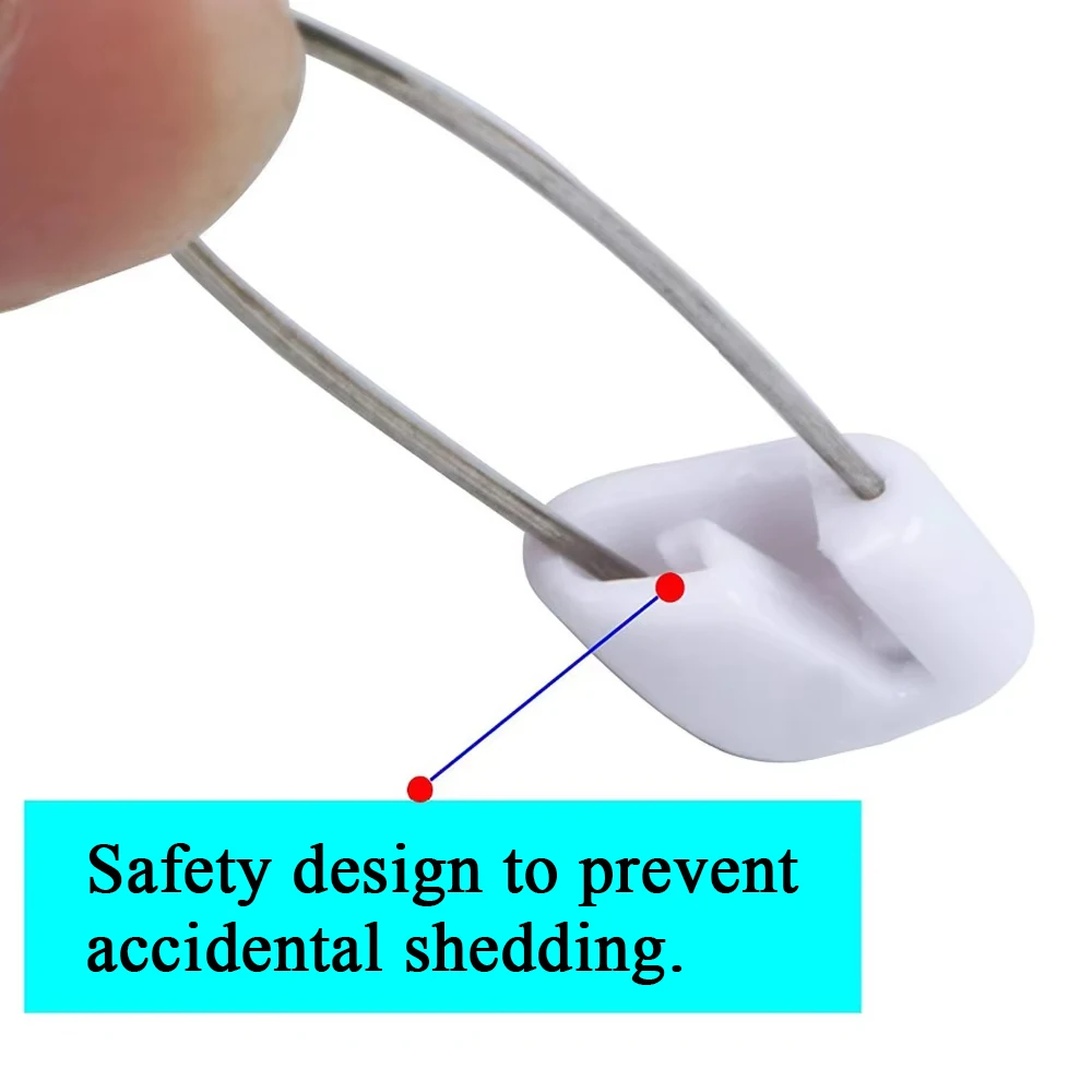 10/20 قطعة دبابيس أمان رأس بلاستيكية دبابيس إبرة ملونة الحفاض قفل بروش أبازيم DIY بها بنفسك إبرة لوازم الخياطة