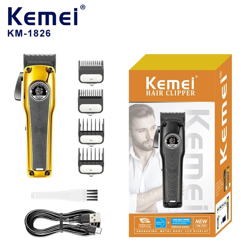 

Профессиональная Беспроводная электрическая перезаряжаемая металлическая электрическая Парикмахерская Бритва для мужчин