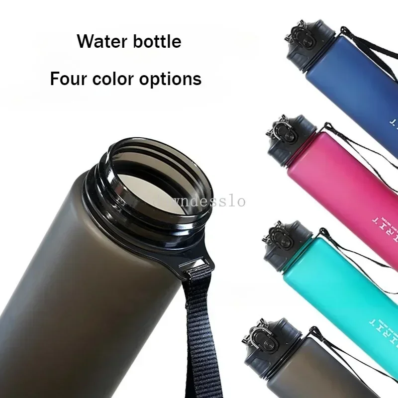 750ml Capacity Frosted Plastic Portable Water Cup Adult Student Outdoor Sports Water Cup Kitchen Drinking Water Tool