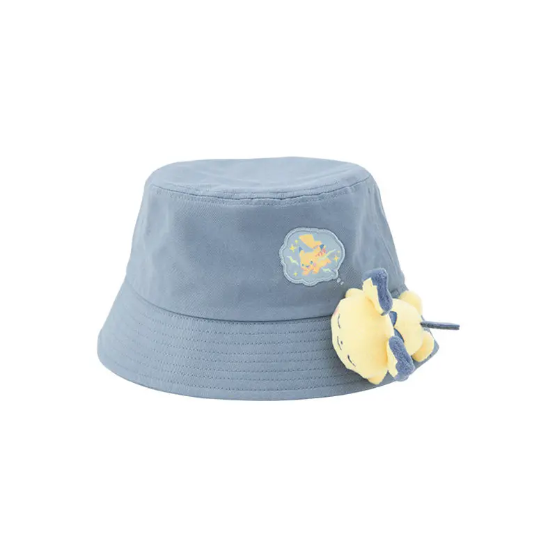 Japanese Pokemon Little Dreams Series Pikachu Bucket Hat Spring Summer Travel Visor Children Hand Towel