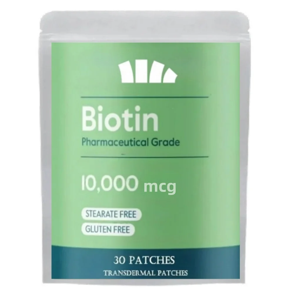 

Biotin Transdermal Patches For Hair Growth, Hair Care, Hair Skin And Nails 30 Patches