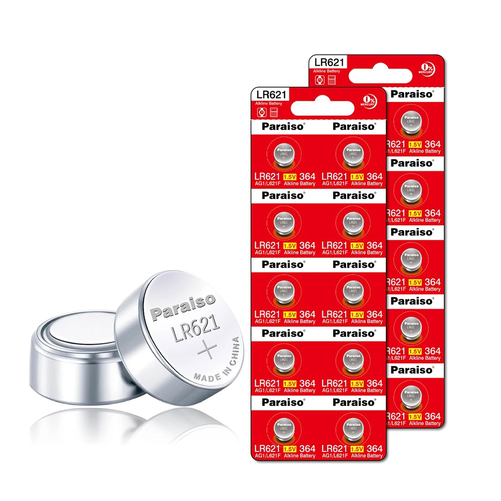 10PCS Nuovo Ad Alta Capacità 1.55V AG0/AG1/AG2/AG3/AG7/AG8/AG9 Batterie A Bottone Cell Coin Orologio Giocattoli Batteria A Distanza