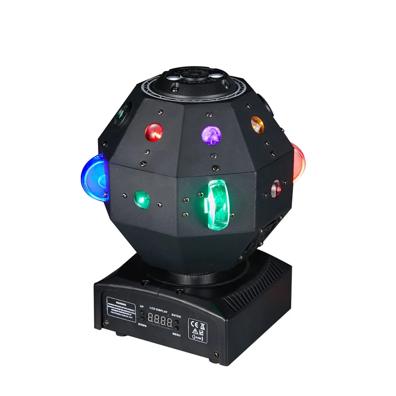 LED Laser MagicBall Moving Head Beam Pattern Projection Light DJ Disco Party Intelligent Voice Control DMX Stage Effect Lighting