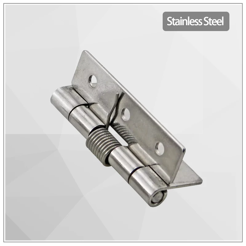 

304 Stainless Steel 2.5-inch Spring Hinge Automatic Door Hinge Of Industrial Equipment Cabinet