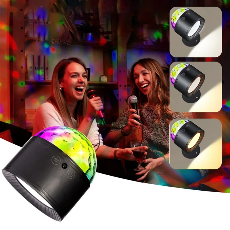 La nuova lampada da parete a LED regolabile a 3 colori con luci notturne ambientali per la camera da letto bianca