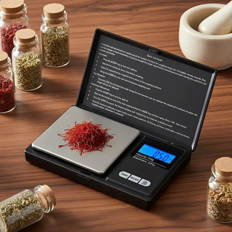 Mini Digital Pocket Scale Simple Operate LCD High Precision Stainless Steel 0.01g Portable Jewelry Gold Weight Electronic Tool