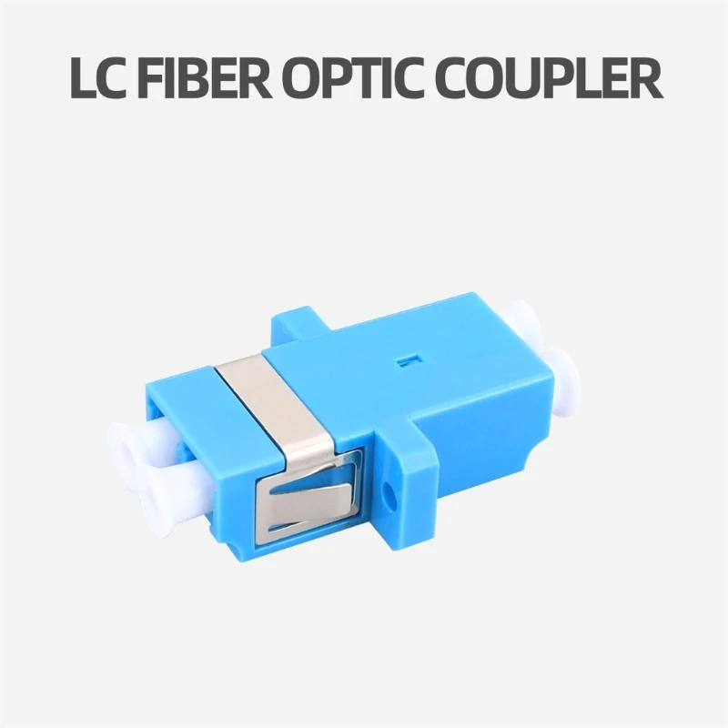 Versatile LC/UPC Duplex Fiber Optical Coupler Adapter for Smooth  Quality Casing Low Insertion Loss