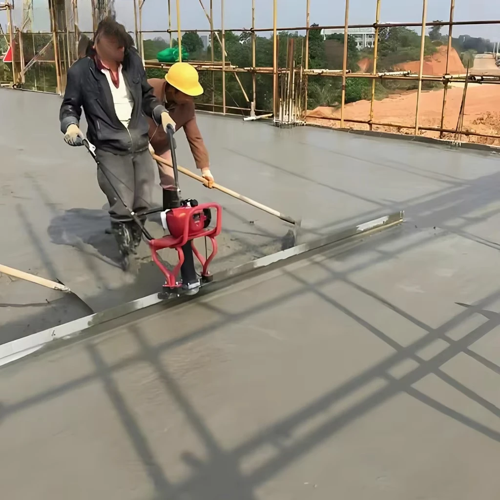 Custom all-aluminum concrete horizontal vibration ironing plate Road construction Concrete ironing plate Machinery for sale
