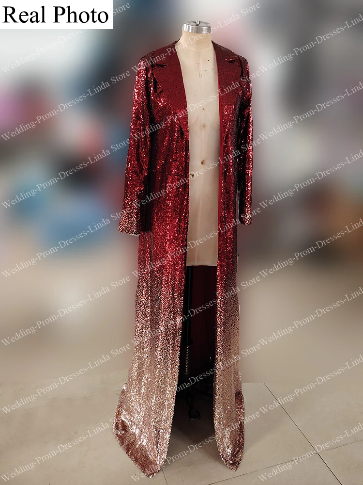 Chaqueta de celebridad brillante para mujer, cuello en V, manga larga, recta, pliegues, eventos especiales, Gala, fiesta nocturna, réplica 2023