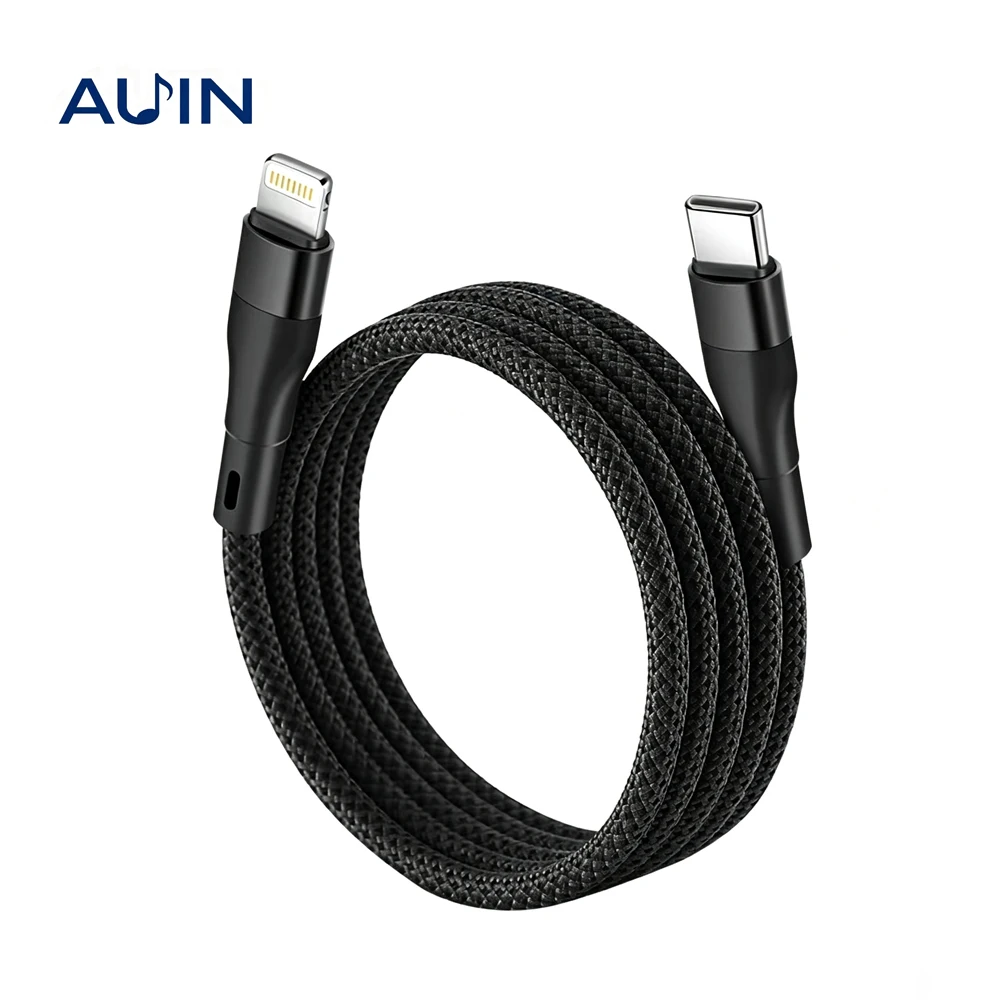 AUIN 3M PD100W Type-C to Type-C Fast Charger Cable for iPhone Duo 18Pro 17 Samsung S26 25 iPad Laptop Fast Charger Cord 5A