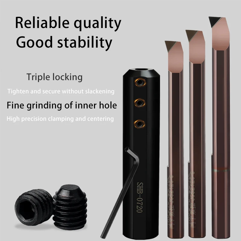 

Small aperture turning tool micro boring tool Inside hole boring tool Diamond boron nitride high finish CNC tools