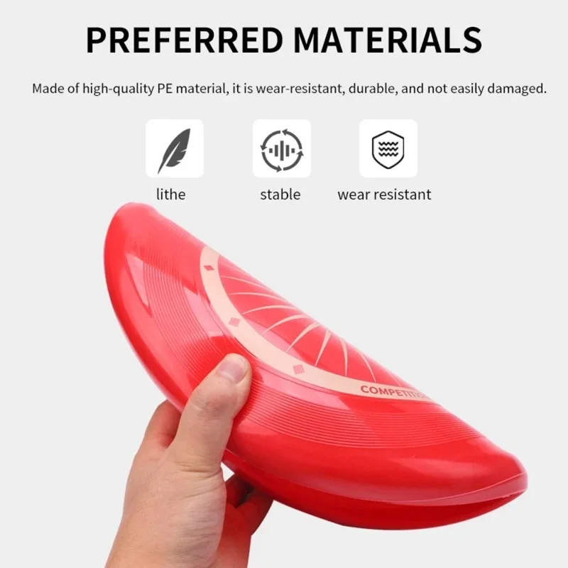 27 سنتيمتر في نهاية المطاف الطائر القرص المهنية الصحن في الهواء الطلق الترفيه لعبة المحمولة لعب لعبة القرص المنافسة لعبة رياضية للأطفال الكبار