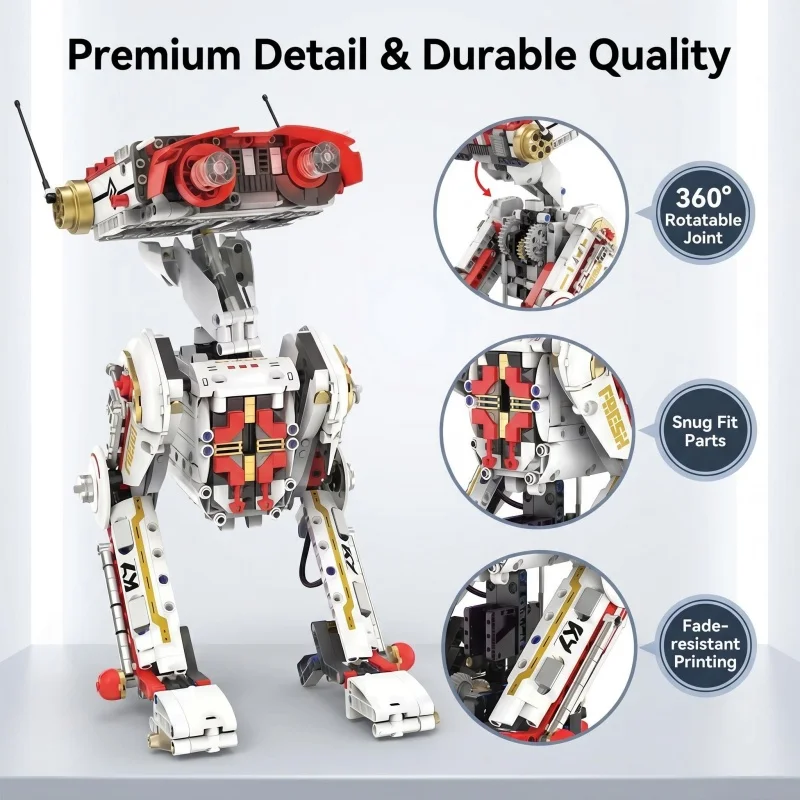 

Mechanical Space Droid Building Blocks Set Interstellar Robot Model with Display Stand Educational STEM Construction Toy for Kid