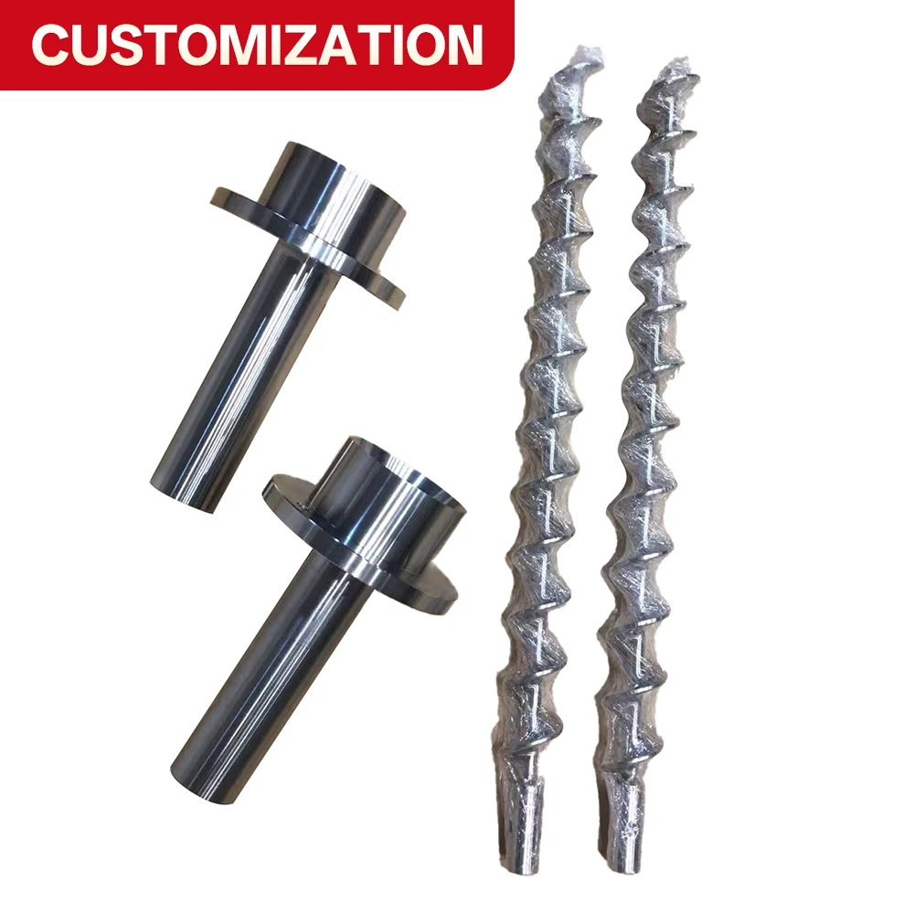 Customized Auger Drill Bit Attachments Engineering Machinery Drilling Equipment Stainless Steel Auger Drill Bits Screw Thread In