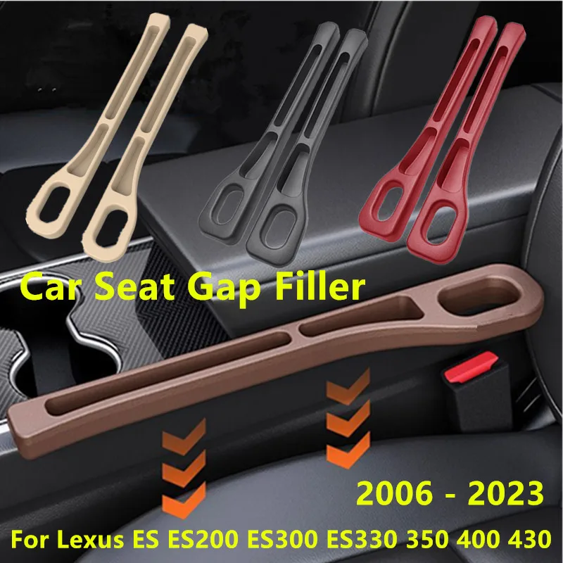 Car Seat Gap Filler Organizer PU Waterproof Car Seat Gap Anti-leak Stopper Strip For Lexus ES ES200 ES250 ES260 ES300 2006-2024