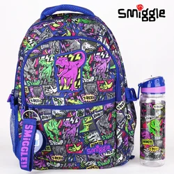 Borsa per dinosauri digitale Smiggle australiana genuina, zaino per studenti di grande capacità, zaino per bambini, bottiglia d'acqua